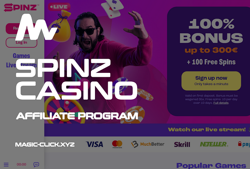 Spinz Casino — Affiliate Program