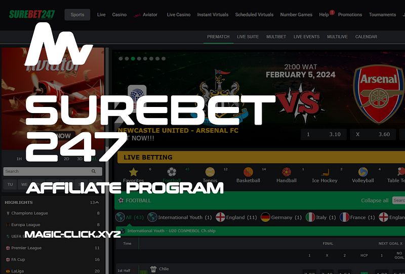 SureBet247 Casino — Affiliate Program