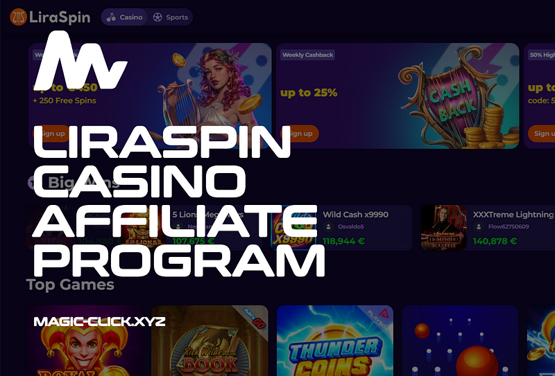 LiraSpin Casino — Affiliate Program
