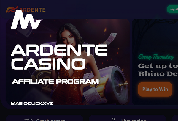 Ardente Casino Affiliate