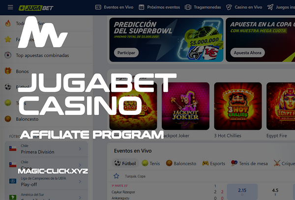 Jugabet Casino — Affiliate Program, Growe Partners