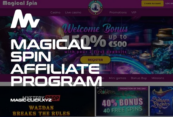 Magical Spin Casino — Affiliate Program