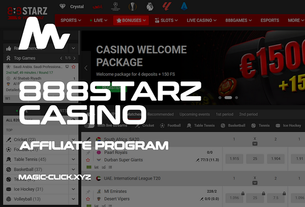 888Starz Casino — Affiliate Program