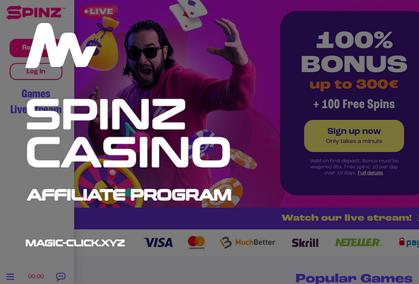 Spinz Casino — Affiliate Program