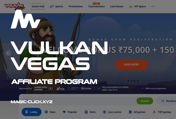 Vulkan Vegas Casino — Affiliate Program, Partners
