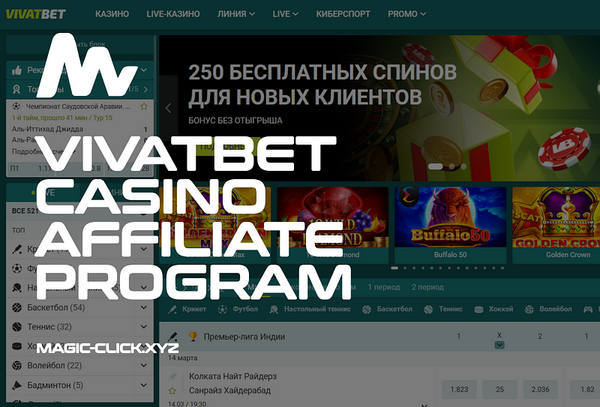 VivatBet Casino: Affiliate Program