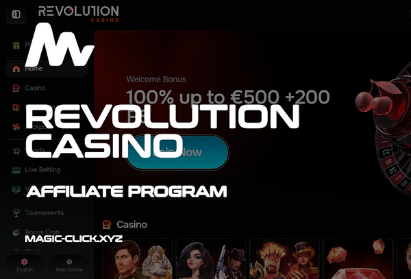 Revolution Affiliates — Casino Affiliate Program