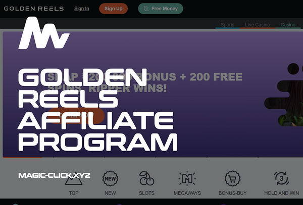 Golden Reels Casino: Affiliate Program
