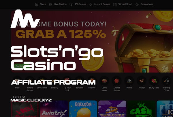 Slots’n’go Casino — Affiliate Program