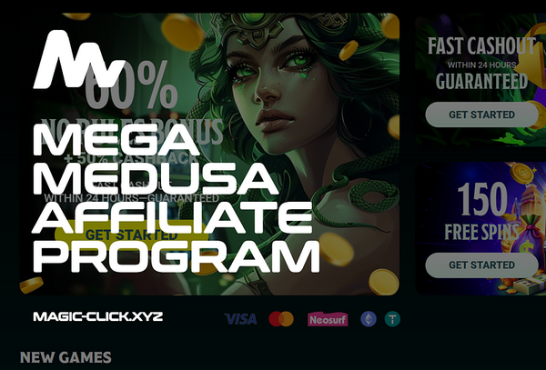 Mega Medusa: Affiliate program & Casino