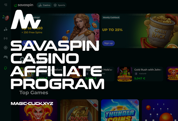 SavaSpin Casino: Affiliate Program