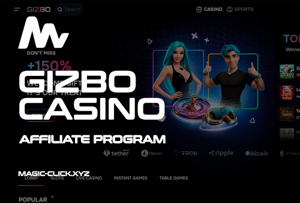 Gizbo Casino — Affiliate Program, Partners