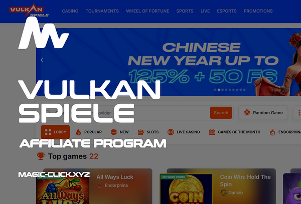 Vulkan Spiele — Affiliate Program