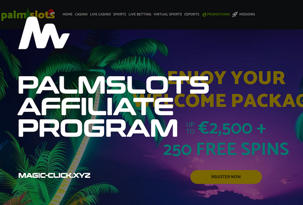 PalmSlots: Affiliate Program & Casino