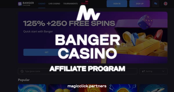 Banger casino affiliate program